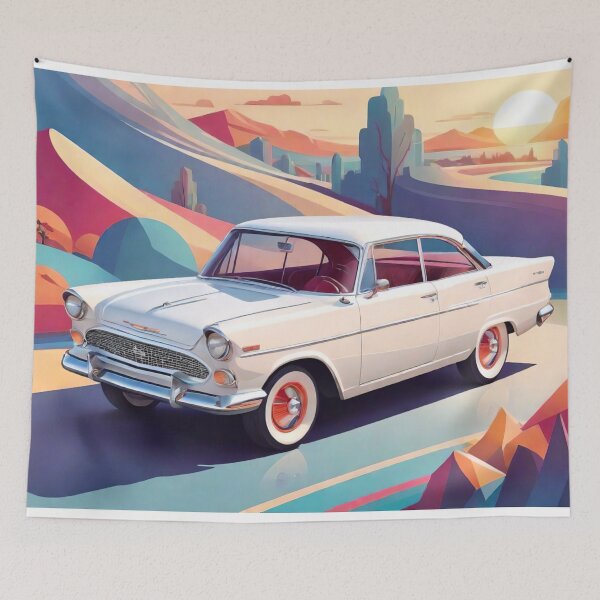 Item preview, Retro Car Vector Art (326) designed and sold by WASjourney.