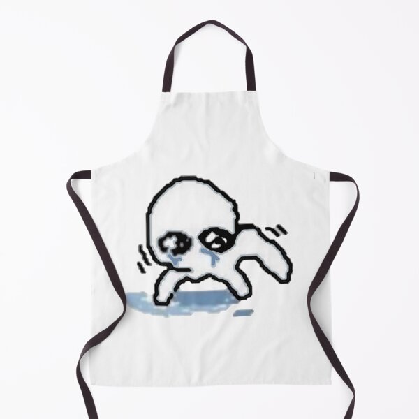 Item preview, cute white creature meme designed and sold by Shrewd Mood.