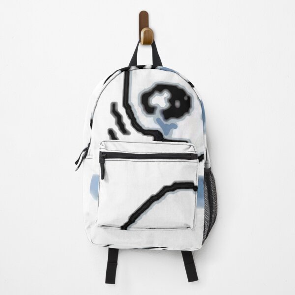 Item preview, cute white creature meme designed and sold by Shrewd Mood.