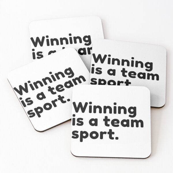 Item preview, Winning is a team sport. designed and sold by Bananobanini.