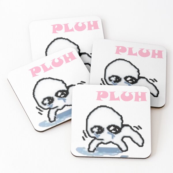 Item preview, cute silly creature meme, pluh designed and sold by Shrewd Mood.