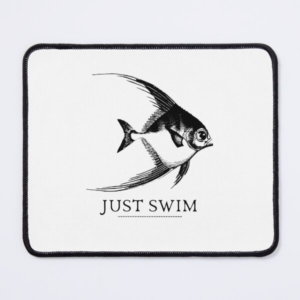 Item preview, SIMPLE FISH JUST SWIM designed and sold by FutureFiesta.