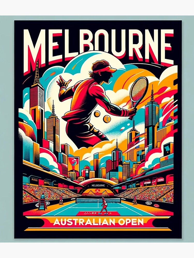 Australian Open Melbourne Artwork