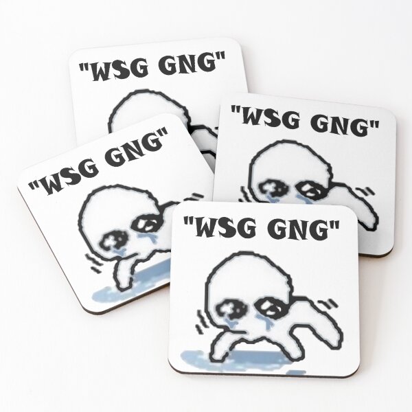 Item preview, silly creature meme, "WSG GNG" designed and sold by Shrewd Mood.