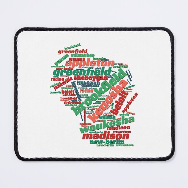 Item preview, Wisconsin Cities designed and sold by Yzakreativ.