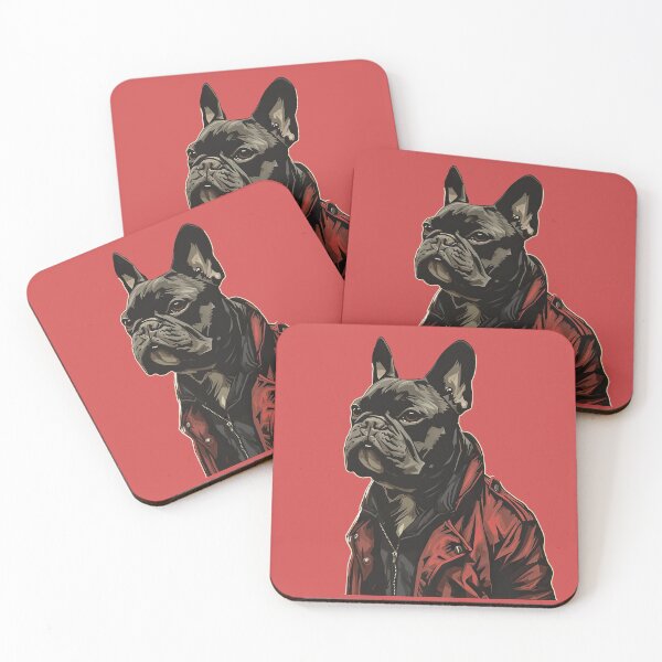 Item preview, Gangster French Bulldog Sticker - Sin City Style Frenchie Decal for Dog Lovers designed and sold by AzottoShop.
