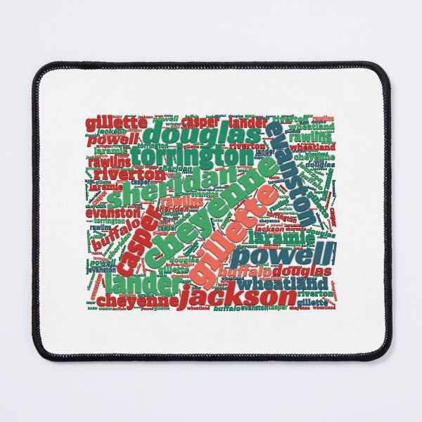 Item preview, Wyoming Cities designed and sold by Yzakreativ.