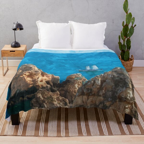 Item preview, Sailboat in front of Ponta da Piedade in watercolor designed and sold by Intermundium.