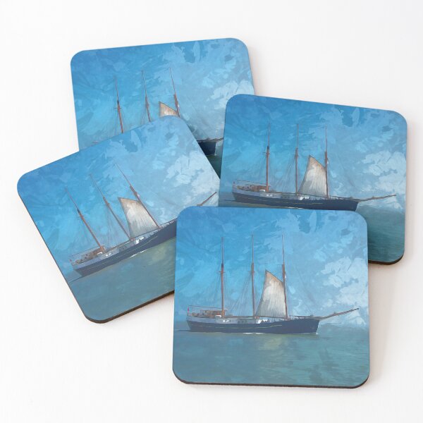 Item preview,  Sailing ship on the Tagus river in watercolor designed and sold by Intermundium.
