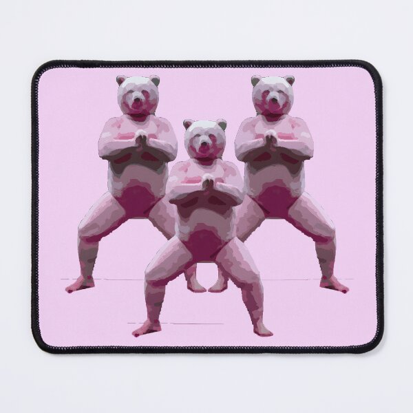 Item preview, Funny Pink Bear Triplets designed and sold by ratchawoot.