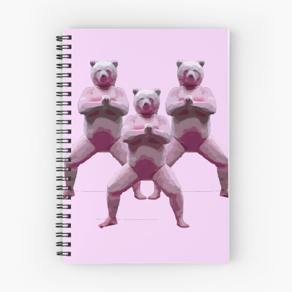 Item preview, Funny Pink Bear Triplets designed and sold by ratchawoot.