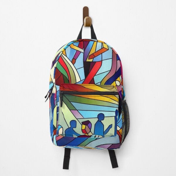 Item preview, Dancing Girl at the disco: Cubist Pixel Groove: Vibrant Disco Fusion with Stylized Dance designed and sold by Arte Cartoon From TagTeam Group.