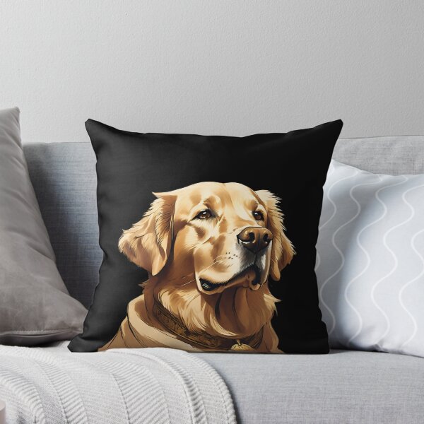 Item preview, Elegant Golden Retriever Portrait Art designed and sold by ChicTrendz.