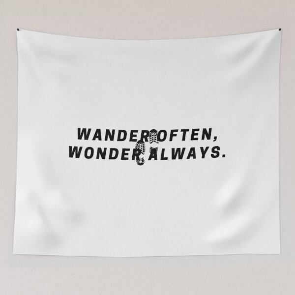 Item preview, Wander often, wonder always. designed and sold by Bananobanini.