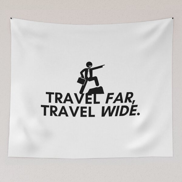 Item preview, Travel Far, Travel Wide. designed and sold by Bananobanini.