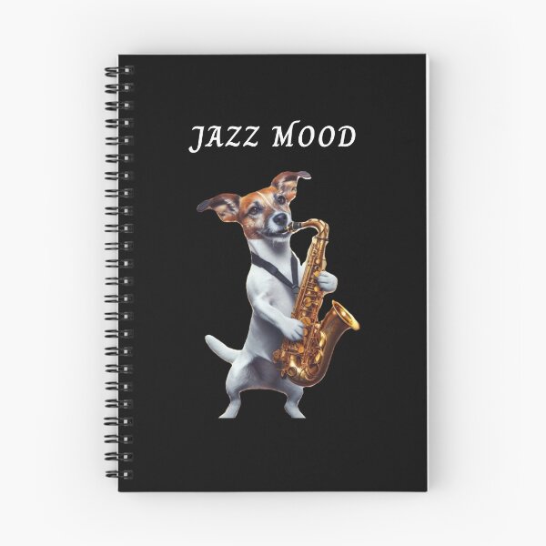 Item preview, Jack Russell Terrier in Jazz Mood, in black designed and sold by SimpleAsSymbol.