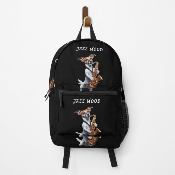 Item preview, Jack Russell Terrier in Jazz Mood, in black designed and sold by SimpleAsSymbol.