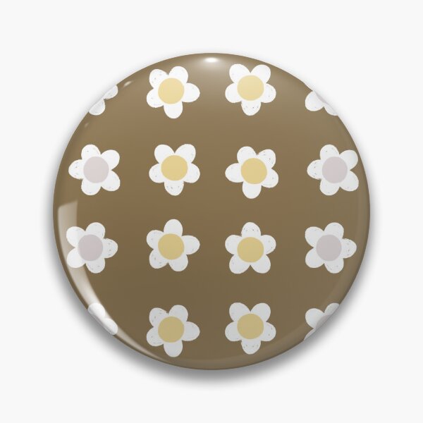 Item preview, Cute Flower Stripes Spring And Summer Floral Pattern Olive Brown designed and sold by scorpiolane.