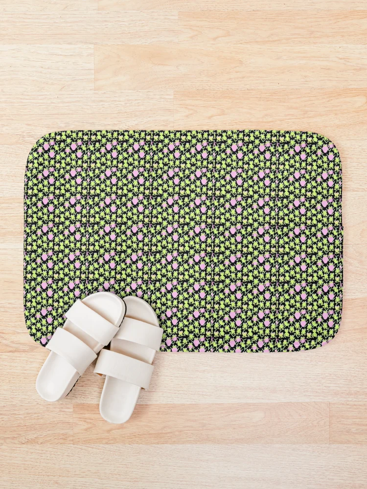 Thumbnail 1 of 6, Bath Mat, Frog pattern designed and sold by DestoPattern.