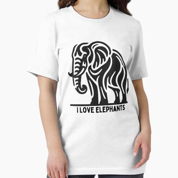 Item preview, I love Elephant  Love Wildlife designed and sold by RaveeStudio.