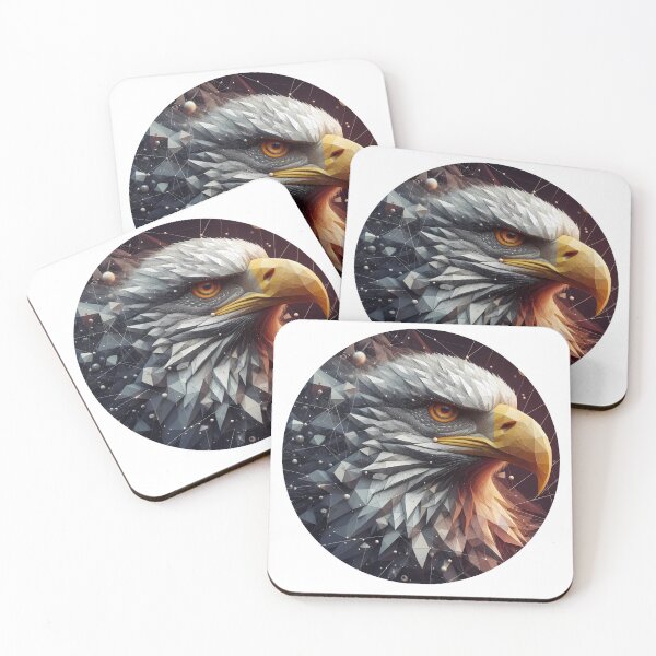 Item preview, Eagle with geometric elements designed and sold by Toms Tee.
