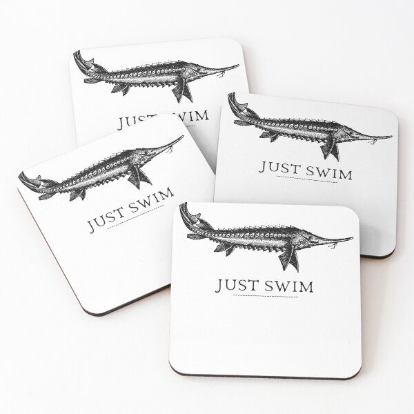Item preview, SIMPLE FISH JUST SWIM designed and sold by FutureFiesta.