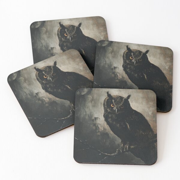 Item preview, Black Owl Dark Victorian Nature designed and sold by trajeado14.