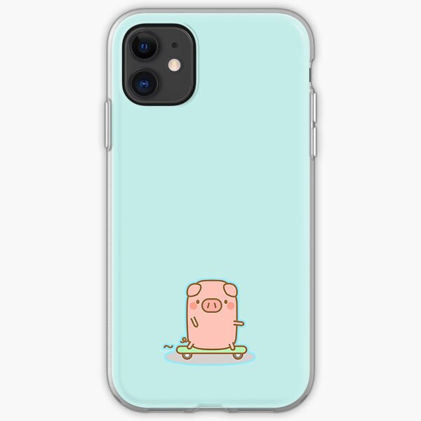 Skateboard Piggy iPhone Soft Case