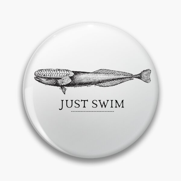 Item preview, SIMPLE FISH JUST SWIM designed and sold by FutureFiesta.