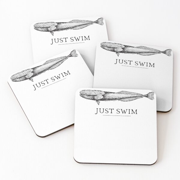 Item preview, SIMPLE FISH JUST SWIM designed and sold by FutureFiesta.