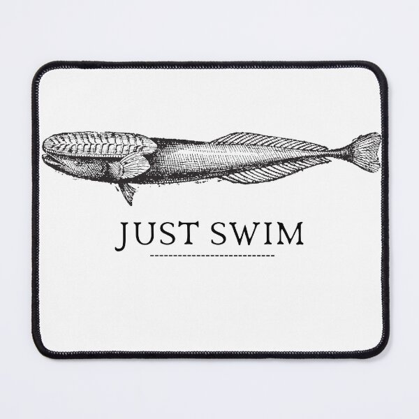 Item preview, SIMPLE FISH JUST SWIM designed and sold by FutureFiesta.