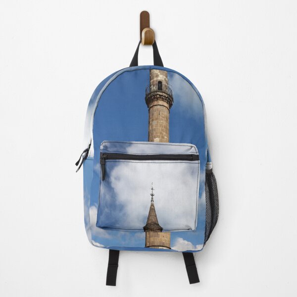 Item preview, famous minaret and blue sky with clouds in Eger Hungary designed and sold by goceris.