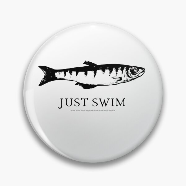 Item preview, SIMPLE FISH JUST SWIM designed and sold by FutureFiesta.