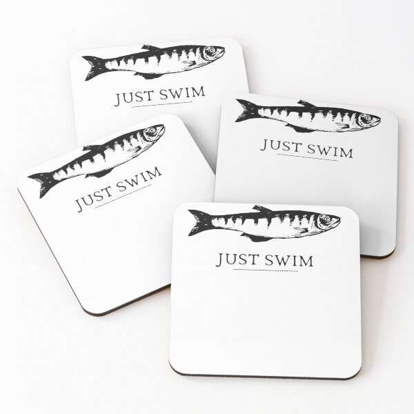Item preview, SIMPLE FISH JUST SWIM designed and sold by FutureFiesta.