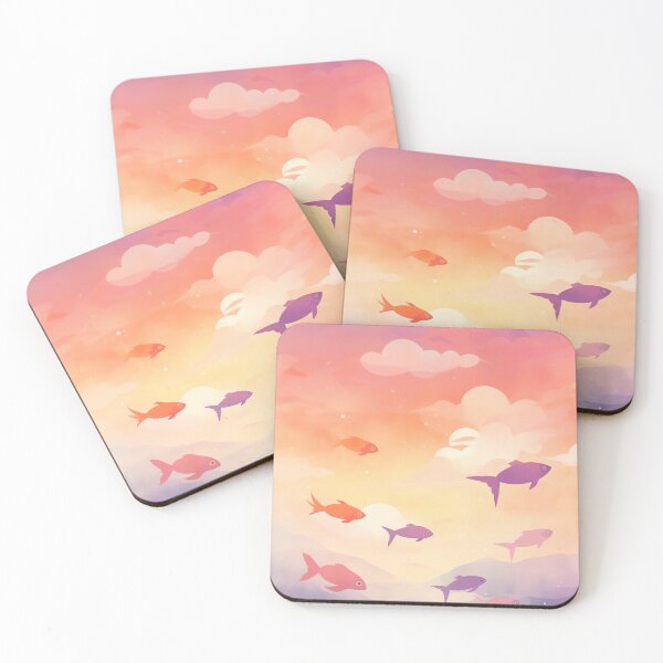 Item preview, Whimsical Fishy Sunset designed and sold by cute-animals99.