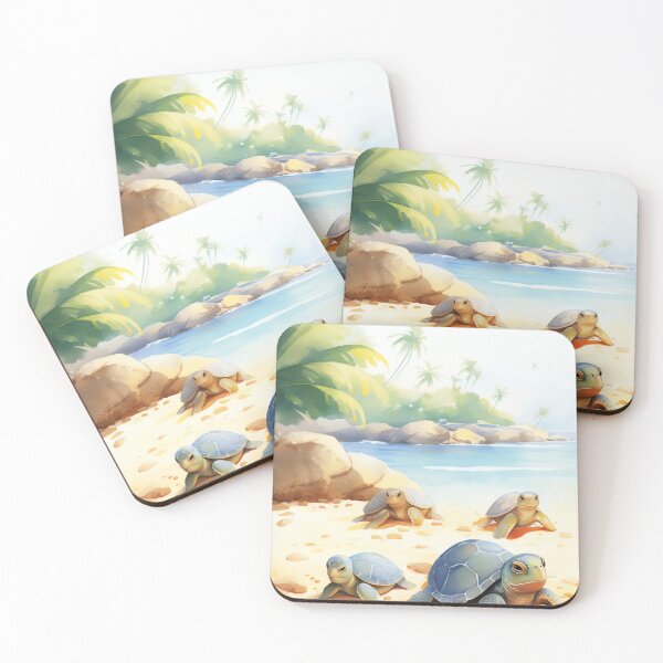 Item preview, Cheerful Turtles designed and sold by cute-animals99.