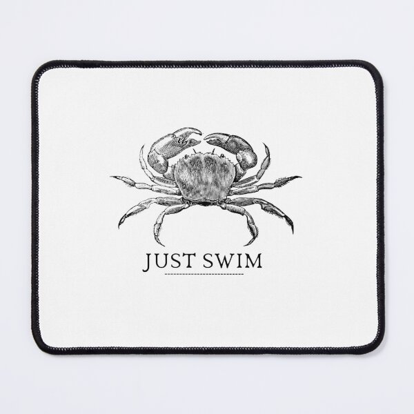 Item preview, SIMPLE FISH CRAB JUST SWIM designed and sold by FutureFiesta.