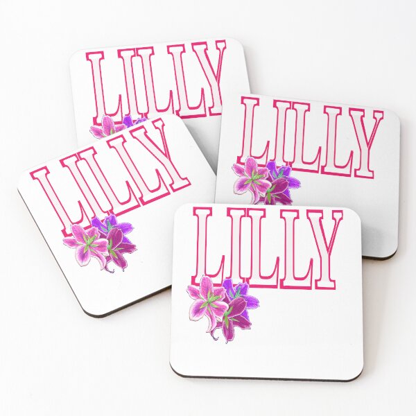 Item preview, Top 10 best personalised gifts  - Lilly ,preppy personalised,personalized name with painted lilies designed and sold by Artonmytee.