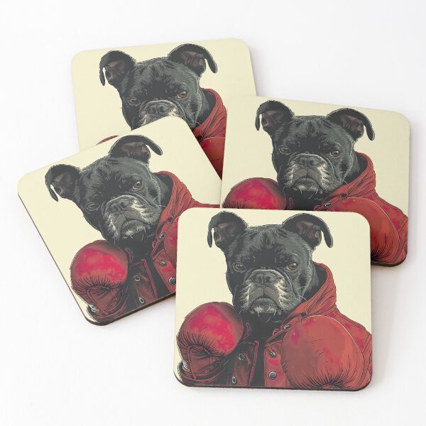 Item preview, Sin City-Styled Gangster French Bulldog Sticker: Bold Frenchie Decal for Dog Lovers designed and sold by AzottoShop.