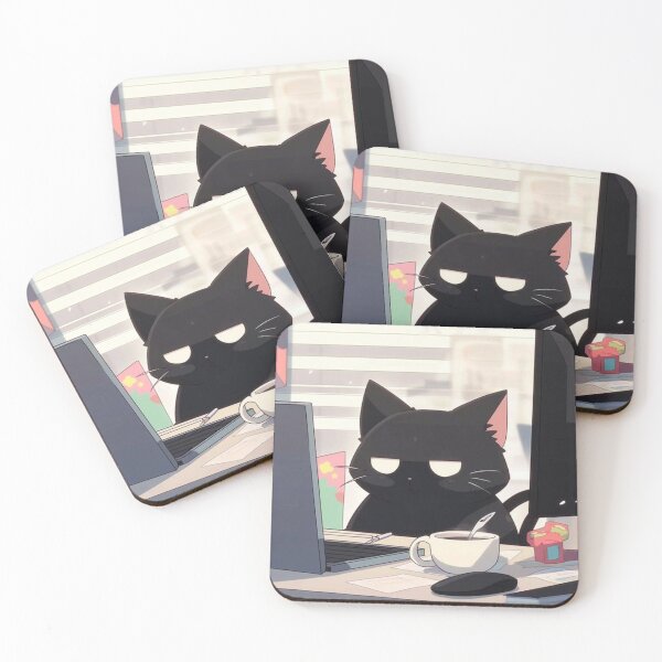 Item preview, morning cat  designed and sold by Charlie Raccoonyi.
