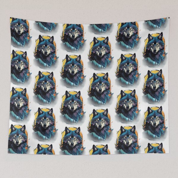 Item preview, Moonlit Howl: The Enigmatic World of the Black Wolf designed and sold by griffinequals0c.