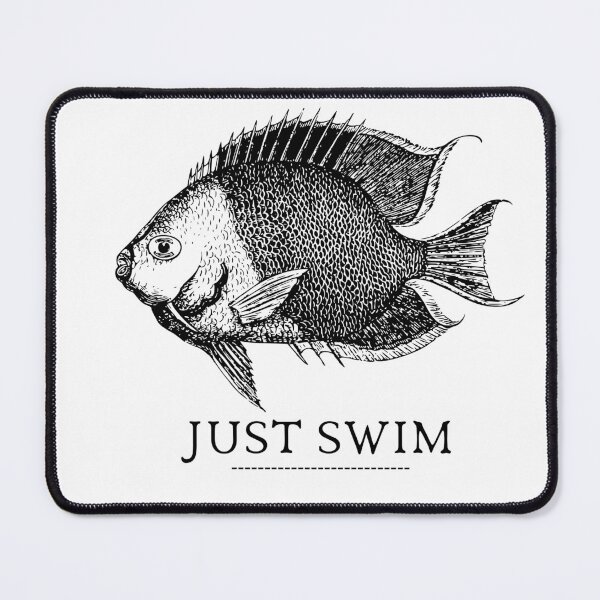 Item preview, SIMPLE FISH JUST SWIM designed and sold by FutureFiesta.