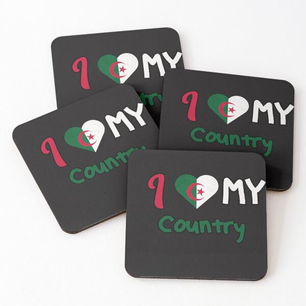 Item preview, I Love my Country Algeria - Pride Shirt with Algeria Design designed and sold by SaLaH-B-EdDiNe.