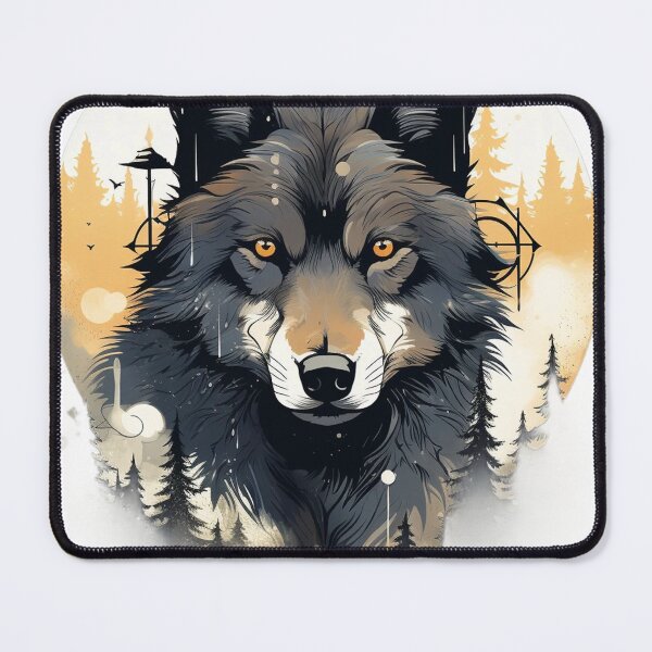 Item preview, Moonlit Howl: The Enigmatic World of the Black Wolf designed and sold by griffinequals0c.