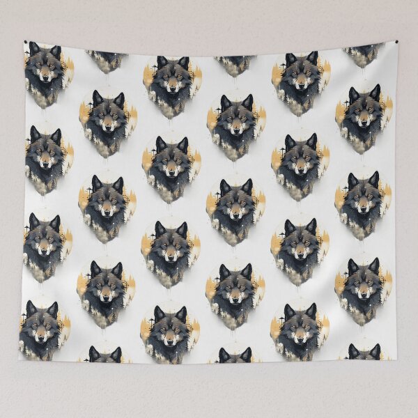 Item preview, Moonlit Howl: The Enigmatic World of the Black Wolf designed and sold by griffinequals0c.