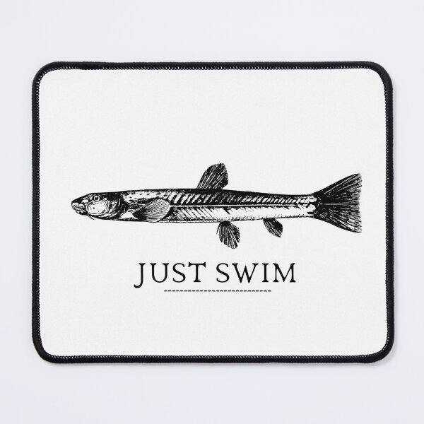 Item preview, SIMPLE FISH JUST SWIM designed and sold by FutureFiesta.