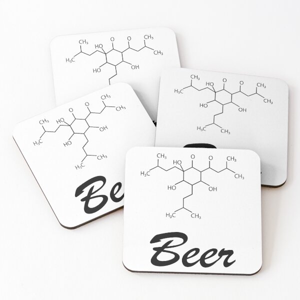 Item preview, Beer  Molecular structure designed and sold by dennaibz.