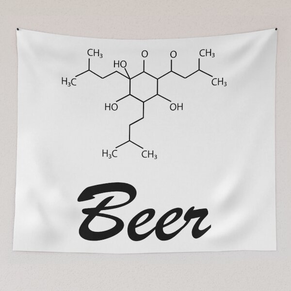 Item preview, Beer  Molecular structure designed and sold by dennaibz.