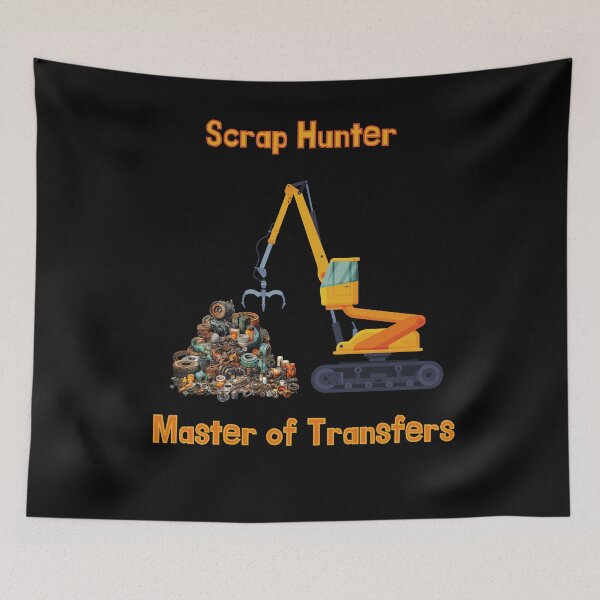 Item preview, Scrap Hunter: Master of Transfers designed and sold by ZingZest.