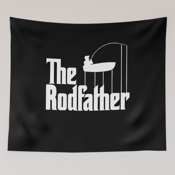 Item preview, Fishing Meme The Rodfather Fishing Rod designed and sold by ArabCorner.